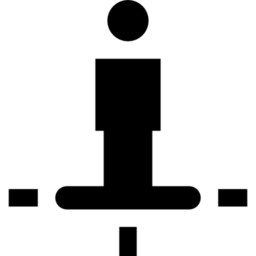 posizione Basic Straight Filled icona