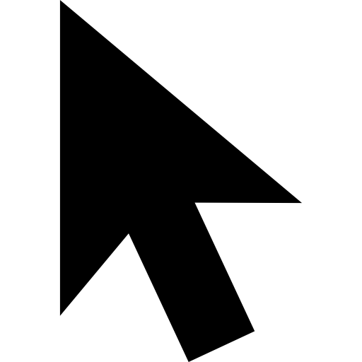 cursor Basic Straight Filled icono