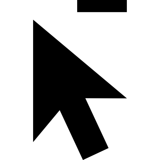 カーソル Basic Straight Filled icon