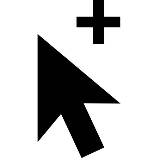 cursore Basic Straight Filled icona