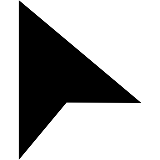 ポインタ Basic Straight Filled icon