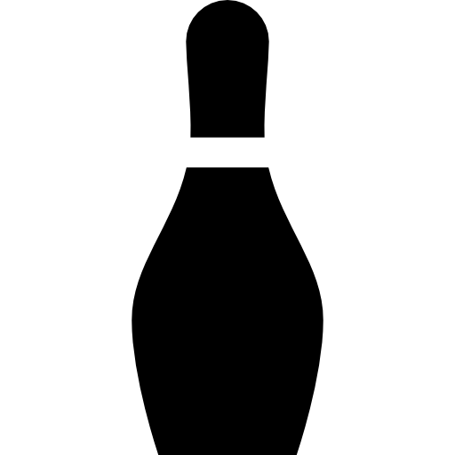 Bowling Basic Straight Filled icon