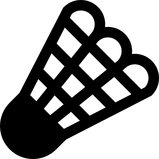 badminton Basic Straight Filled icon