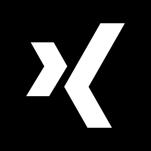 xing Basic Straight Filled icono