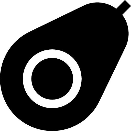 avocado Basic Straight Filled icon