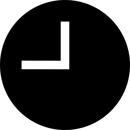 시계 Basic Straight Filled icon