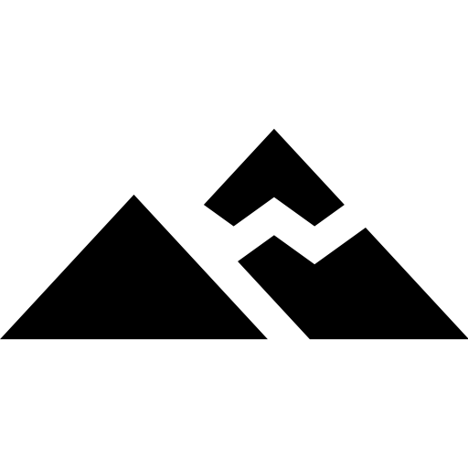 montagne Basic Straight Filled icona