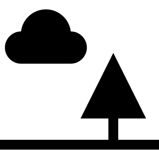 giornata nuvolosa Basic Straight Filled icona