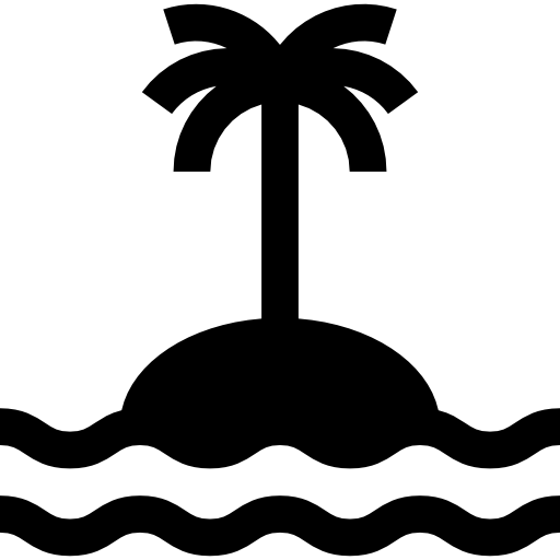 isola Basic Straight Filled icona
