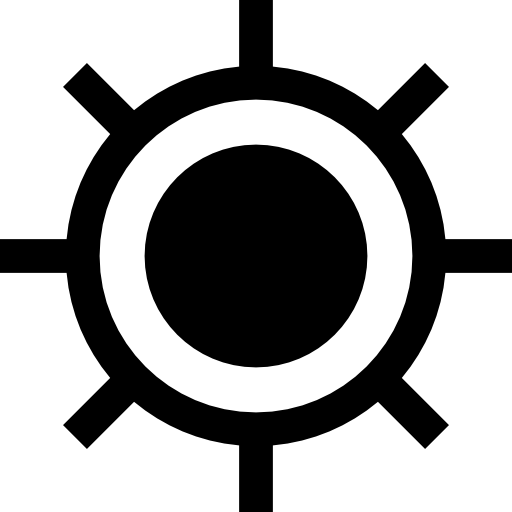 eclipse Basic Straight Filled icono