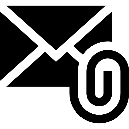 email Basic Straight Filled icon