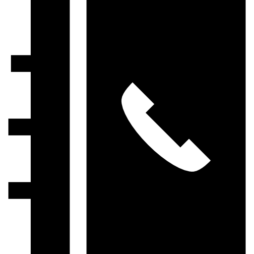 電話帳 Basic Straight Filled icon