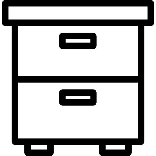 mesilla de noche Kiranshastry Lineal icono