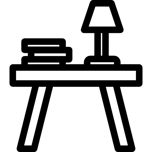 책상 Kiranshastry Lineal icon