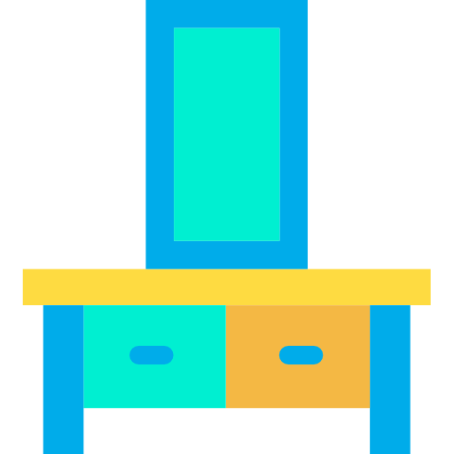 Dressing table Kiranshastry Flat icon