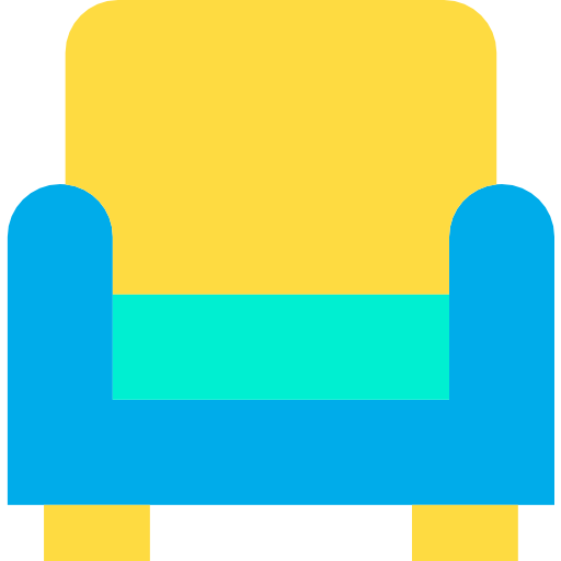 Armchair Kiranshastry Flat icon