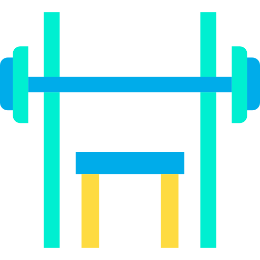 Bench press Kiranshastry Flat icon