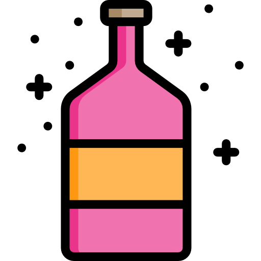 Бутылка itim2101 Lineal Color иконка