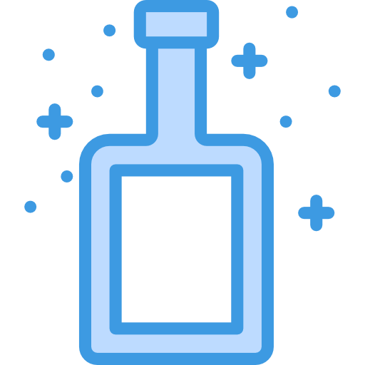Bottle itim2101 Blue icon