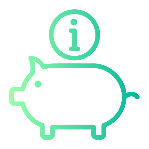 Piggy Generic gradient outline icon