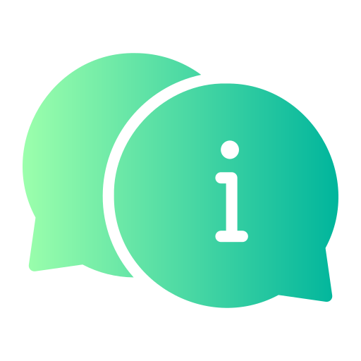 burbuja de diálogo Generic gradient fill icono