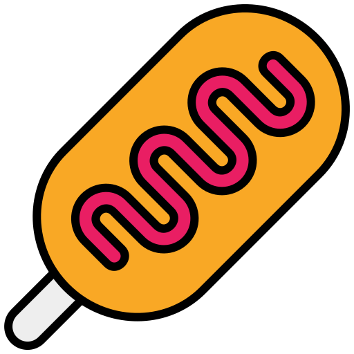 Corn dog Generic color lineal-color icon