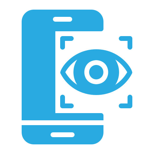 Eye recognition Generic color fill icon