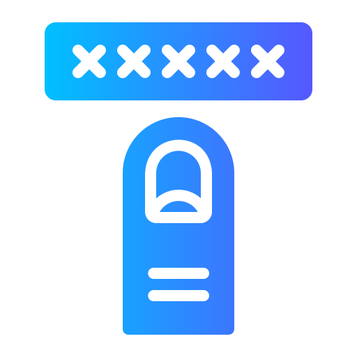 Password Generic gradient fill icon