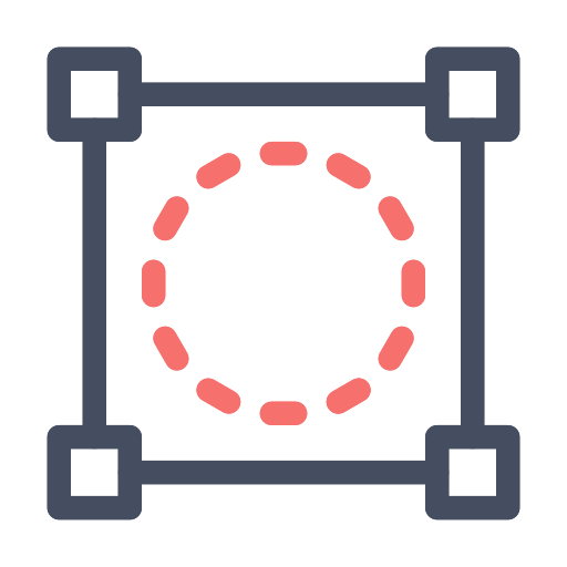 Center Generic color outline icon