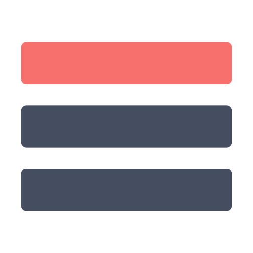 수평 Generic color fill icon