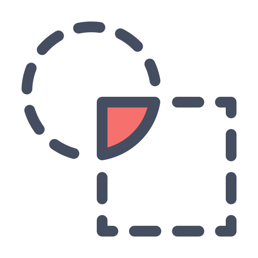 kruispunt Generic color lineal-color icoon