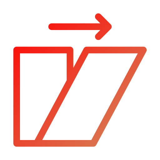verticale Generic gradient outline icona