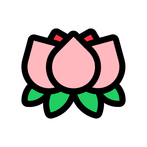 lotusbloem Generic color lineal-color icoon