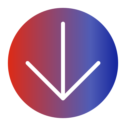 seta inferior Generic gradient fill Ícone