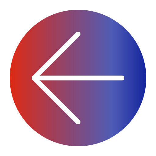 左矢印 Generic gradient fill icon