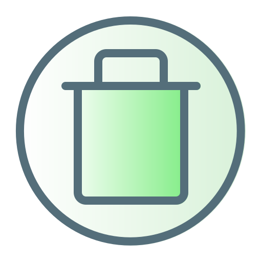 Recycle bin Generic gradient lineal-color icon