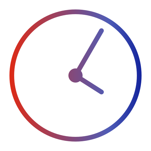 tempo Generic gradient outline icona