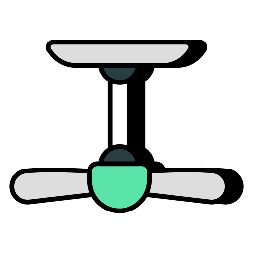 Ceiling fan Generic color lineal-color icon