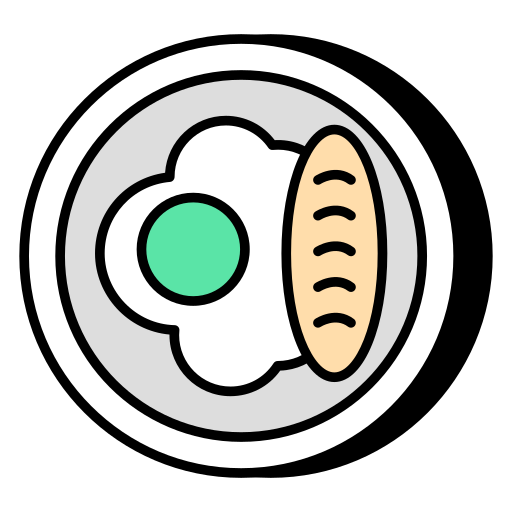 目玉焼き Generic color lineal-color icon