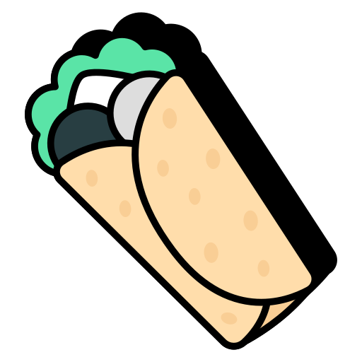 shawarma Generic color lineal-color icono