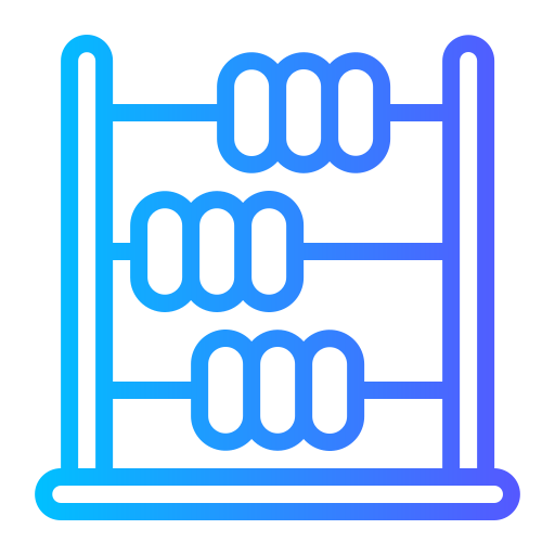 Abacus Generic gradient outline icon