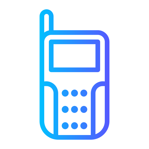 携帯電話 Generic gradient outline icon