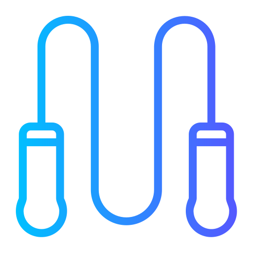 Jumping rope Generic gradient outline icon