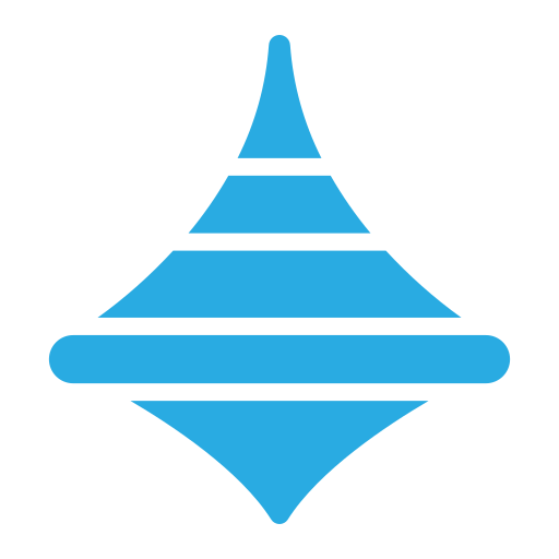 Spinning top Generic color fill icon