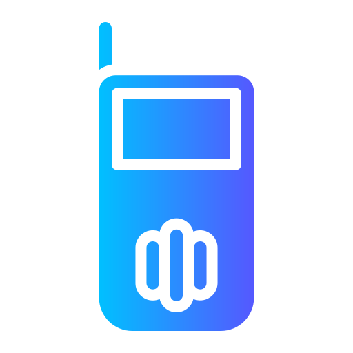 walkie-talkie Generic gradient fill icoon