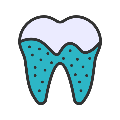 cálculo dental Generic color lineal-color icono