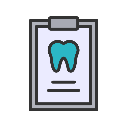 informe dental Generic color lineal-color icono