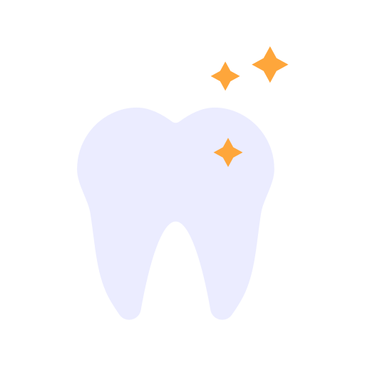 tanden bleken Generic color fill icoon