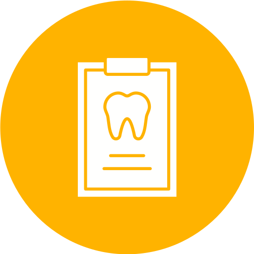 Dental report Generic color fill icon