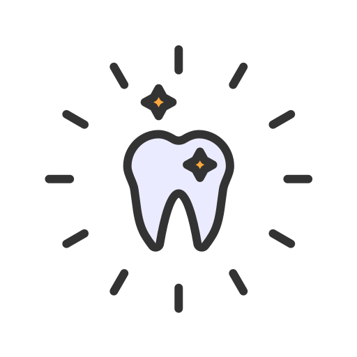 wybielanie zębów Generic color lineal-color ikona